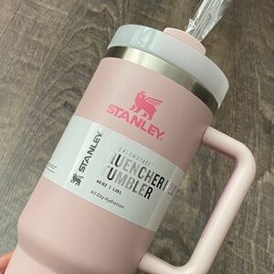 BRAND NEW SOLD OUT Stanley Pink Quencher Tumbler with Handle